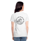 Wind and waves Women’s V-Neck T-Shirt - white