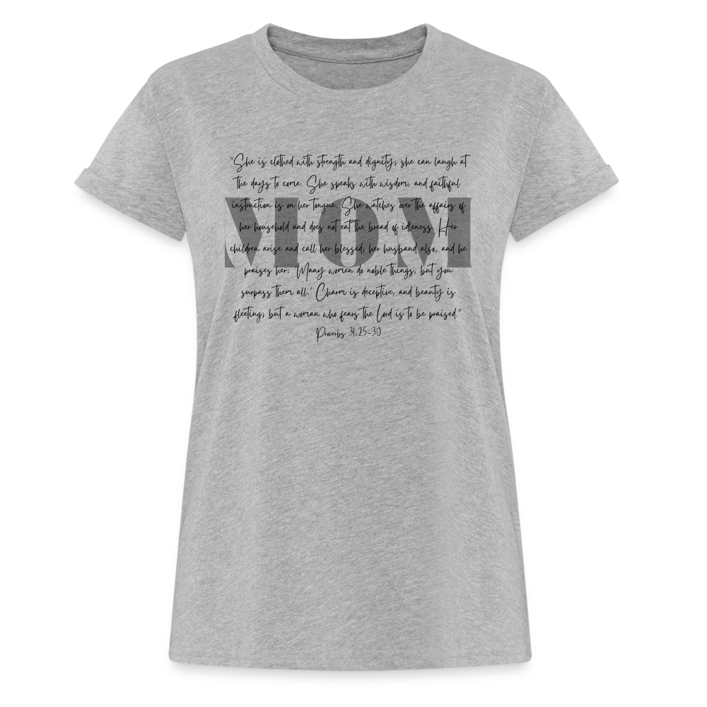 MOM Women’s Oversize T-Shirt - heather grey