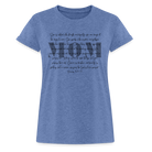 MOM Women’s Oversize T-Shirt - heather denim