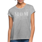 MOM Women’s Oversize T-Shirt - heather grey