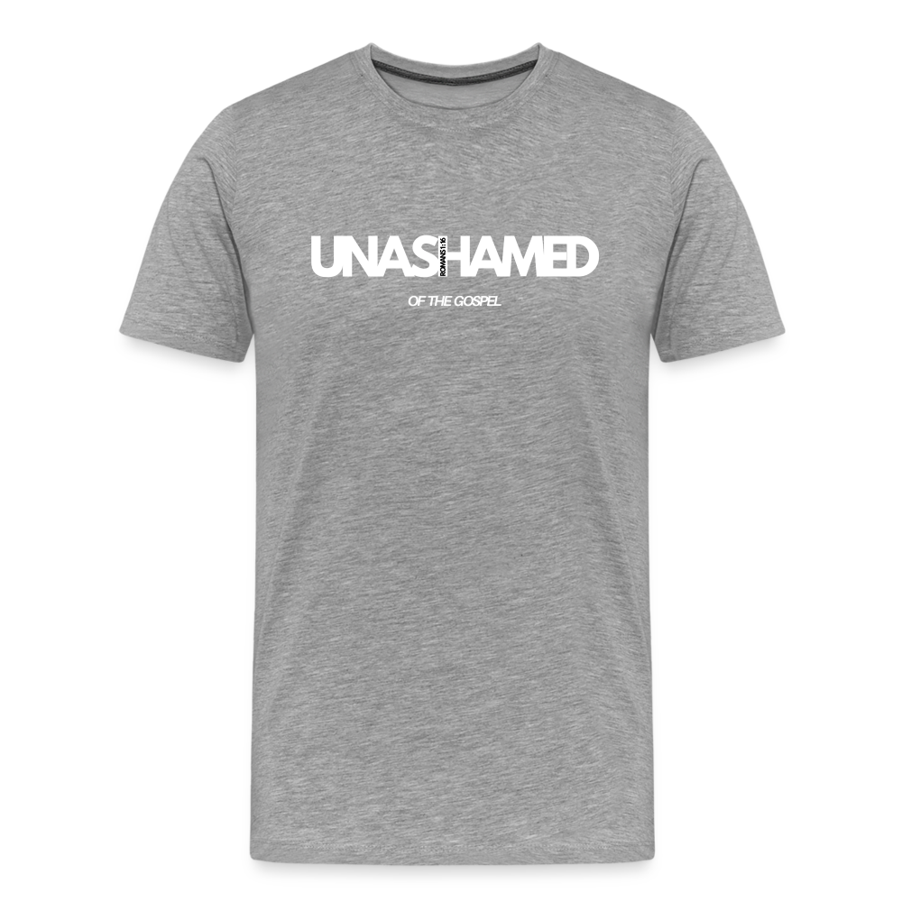 Unashamed Men’s Premium T-Shirt - heather grey