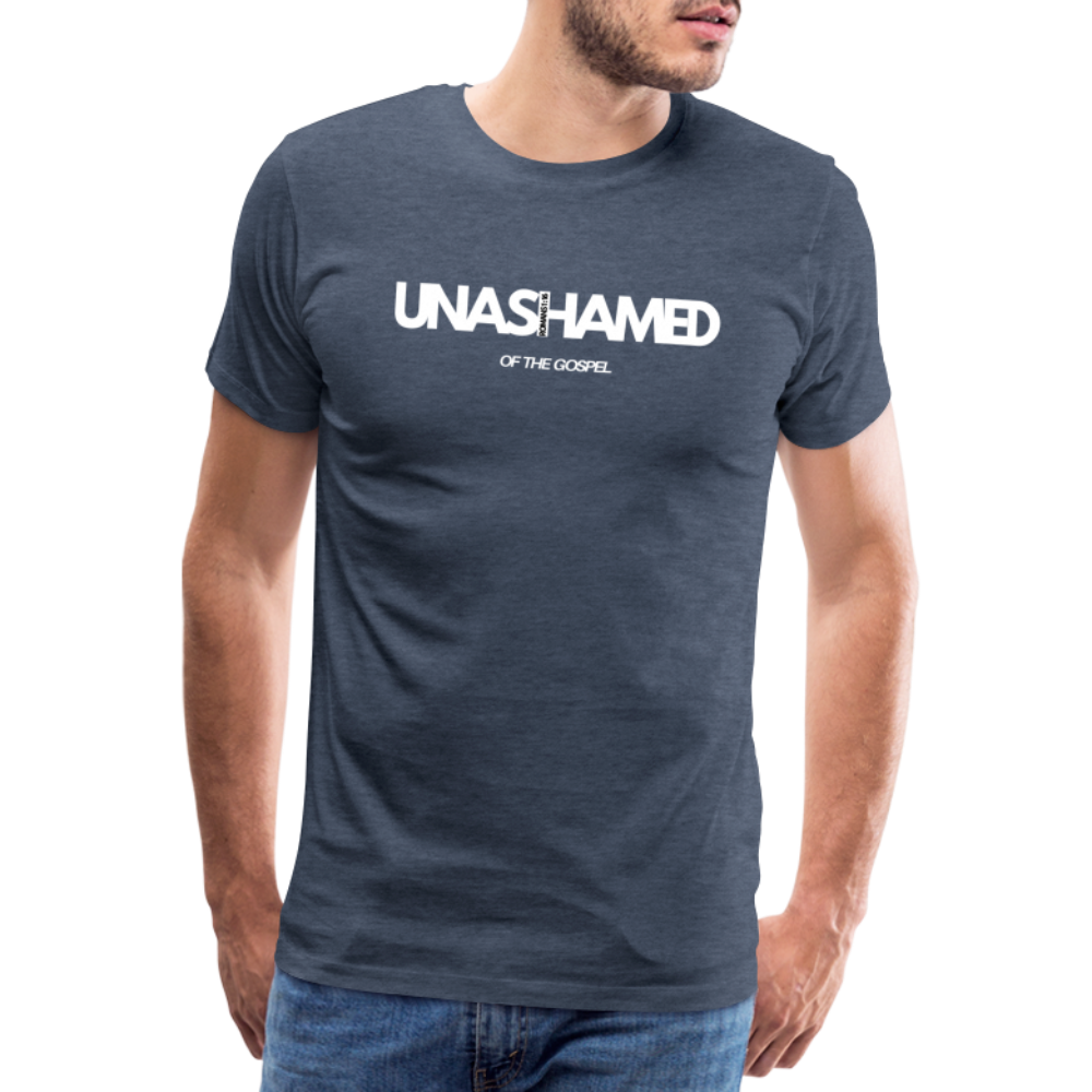 Unashamed Men’s Premium T-Shirt - heather blue