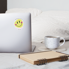 JOY comes in the morning Sticker - white matte