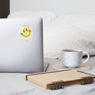 JOY comes in the morning Sticker - white glossy