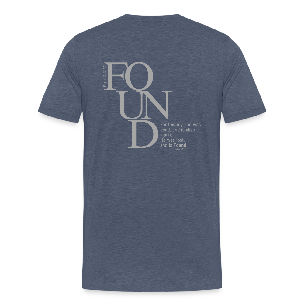 Found Men’s Premium T-Shirt - heather blue