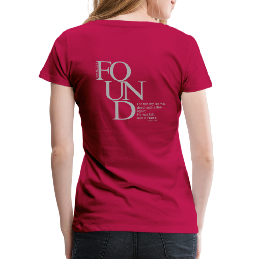 Found Women’s Premium T-Shirt - dark pink