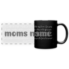 Moms customizable Panoramic Mug - - black