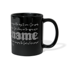 Moms customizable Panoramic Mug - - black