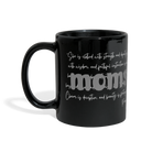 Moms customizable Panoramic Mug - - black