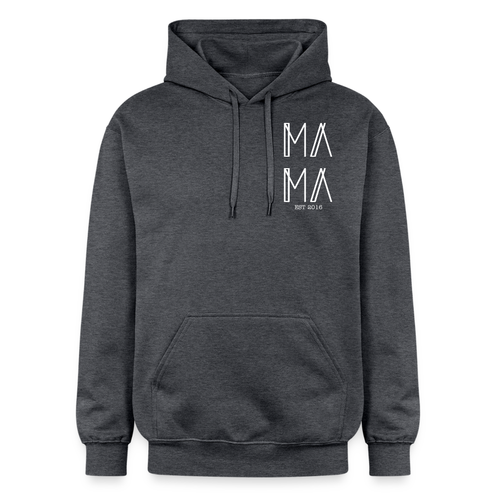 MAMA Unisex Softstyle Midweight Hoodie - dark heather grey