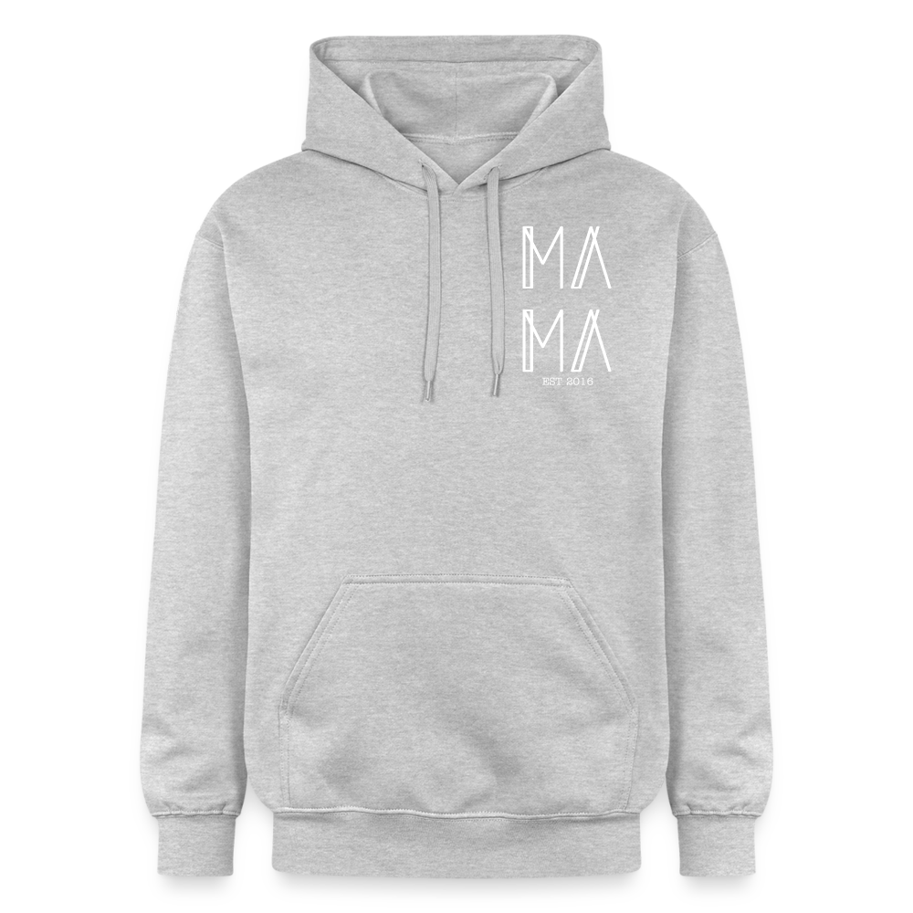 MAMA Unisex Softstyle Midweight Hoodie - light heather grey