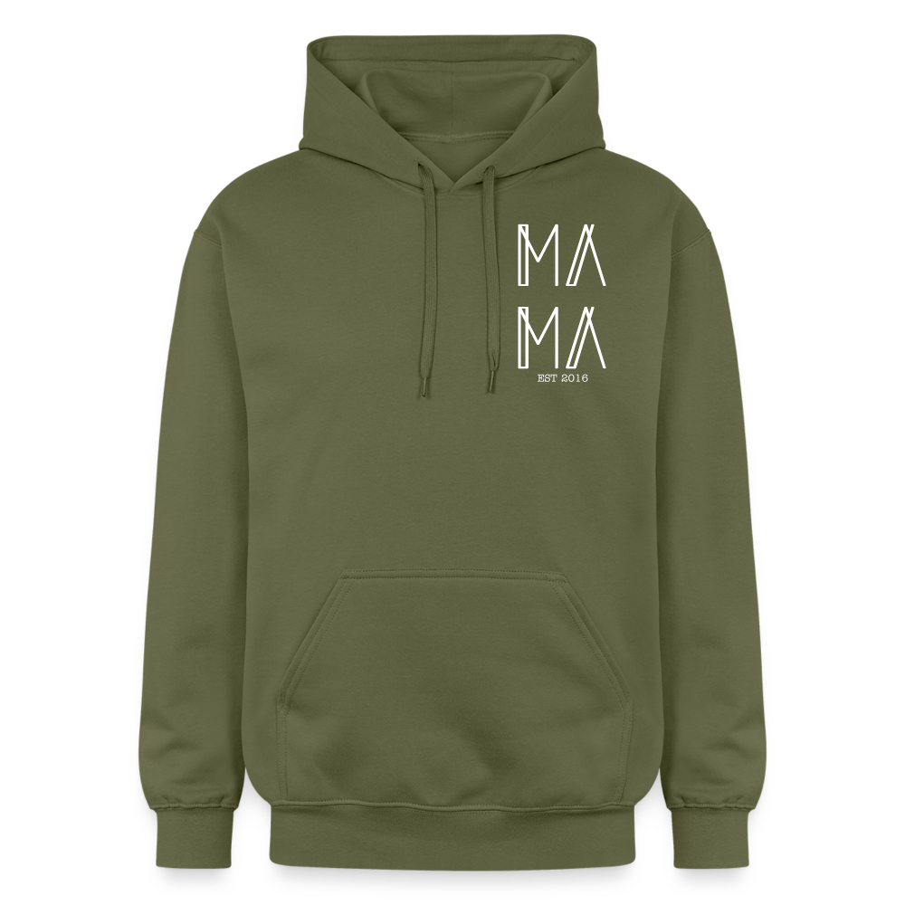 MAMA Unisex Softstyle Midweight Hoodie - military green