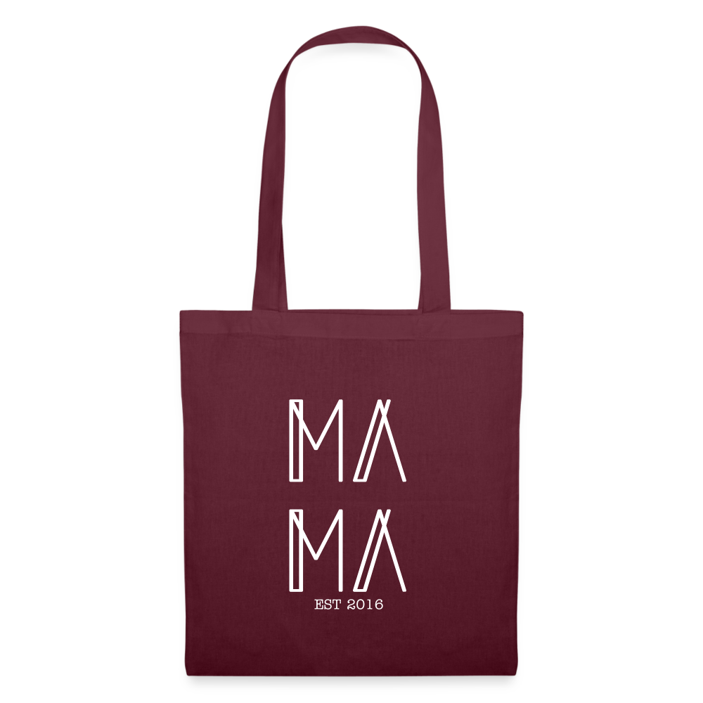 MAMA customizable Tote Bag - burgundy