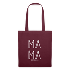 MAMA customizable Tote Bag - burgundy