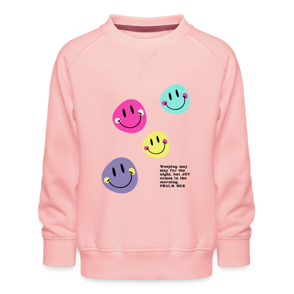 Joy Kids’ Premium Sweatshirt - crystal pink