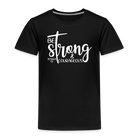 Be strong & Courageous Kids' Premium T-Shirt - black