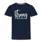 Be strong & Courageous Kids' Premium T-Shirt - navy