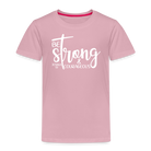 Be strong & Courageous Kids' Premium T-Shirt - rose shadow