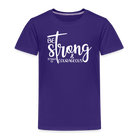 Be strong & Courageous Kids' Premium T-Shirt - purple