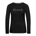 Blessed Women's Premium Longsleeve - black