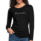 Blessed Women's Premium Longsleeve - black