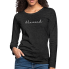 Blessed Women's Premium Longsleeve - charcoal grey