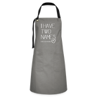 Mom Artisan Apron - grey/black