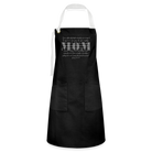 MOM Artisan Apron - black/white