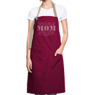 MOM Artisan Apron - burgundy / desert sand