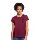 MAMA's Comfy fit T-Shirt - bordeaux