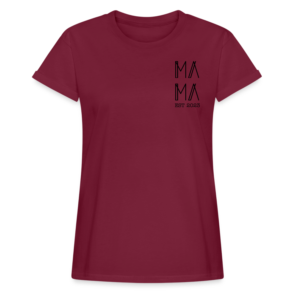 MAMA's Comfy fit T-Shirt - bordeaux