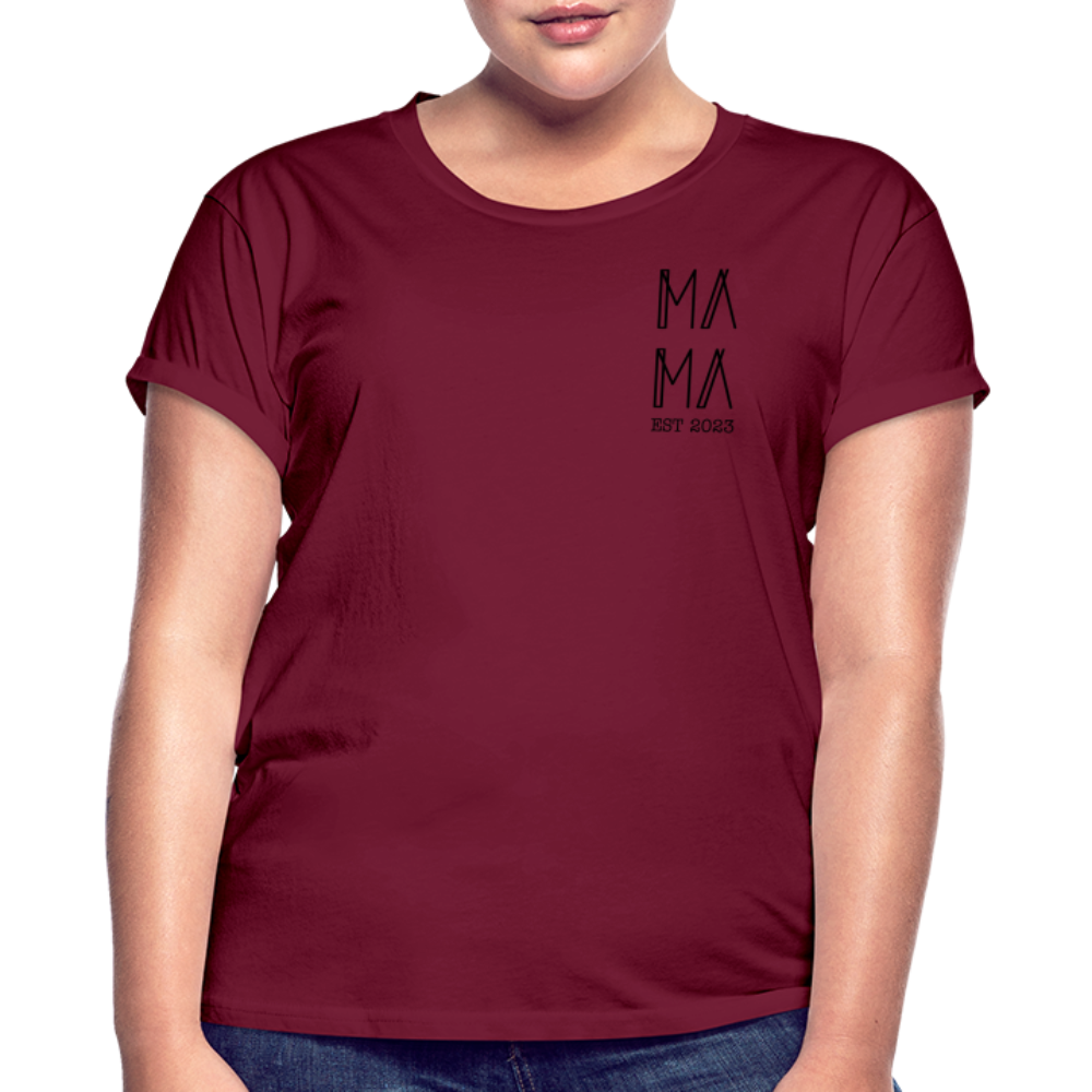 MAMA's Comfy fit T-Shirt - bordeaux