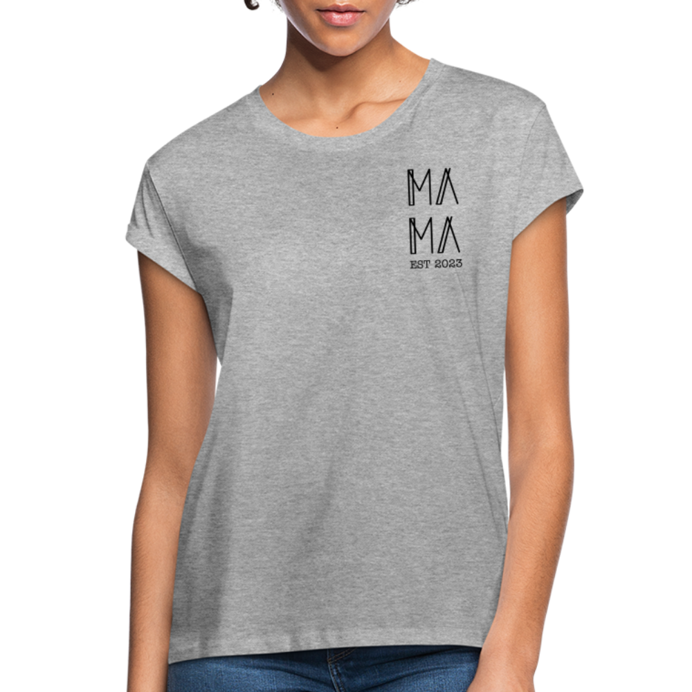 MAMA's Comfy fit T-Shirt - heather grey