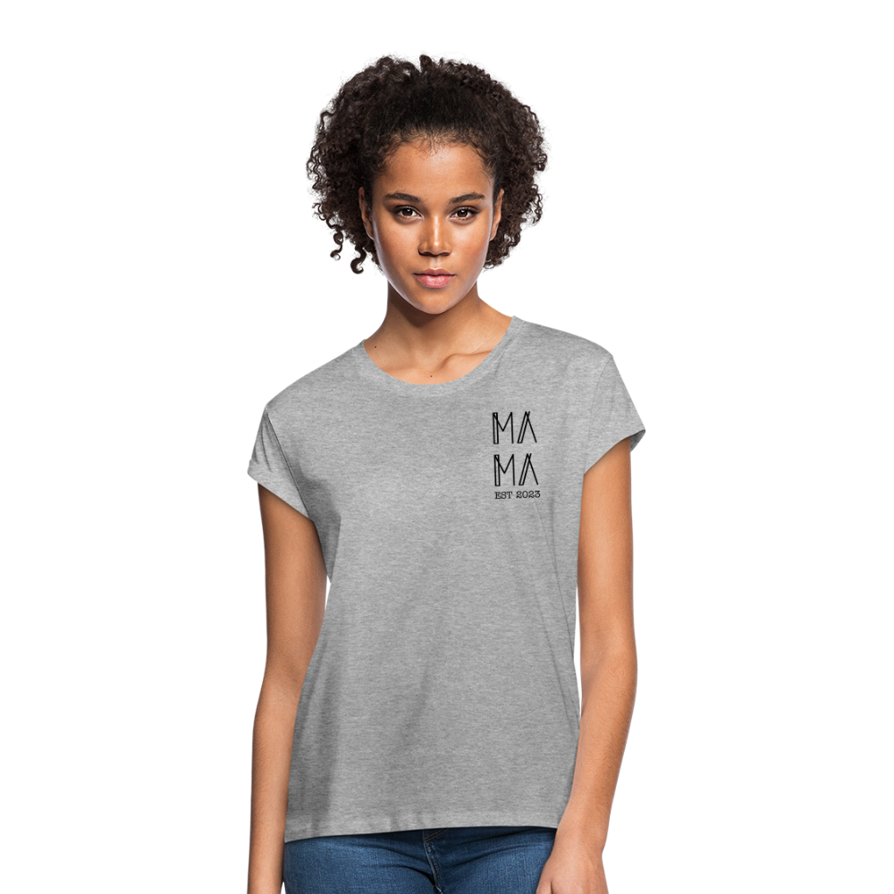 MAMA's Comfy fit T-Shirt - heather grey