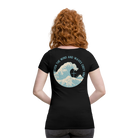 Wind and Waves Women's Pregnancy T-Shirt - black