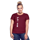 Loved Women’s Oversize T-Shirt - bordeaux