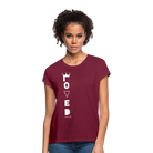 Loved Women’s Oversize T-Shirt - bordeaux