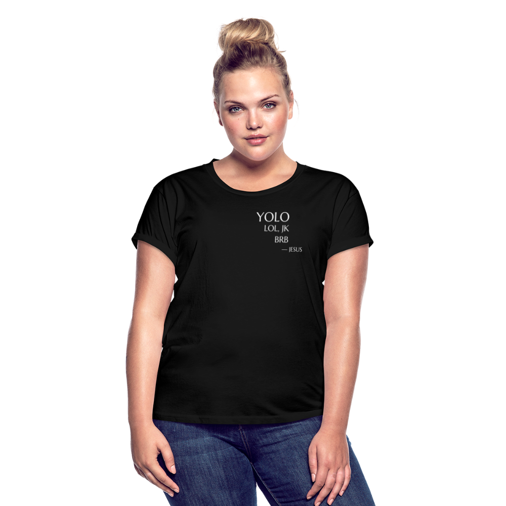 YOLO Women’s Oversize T-Shirt - black