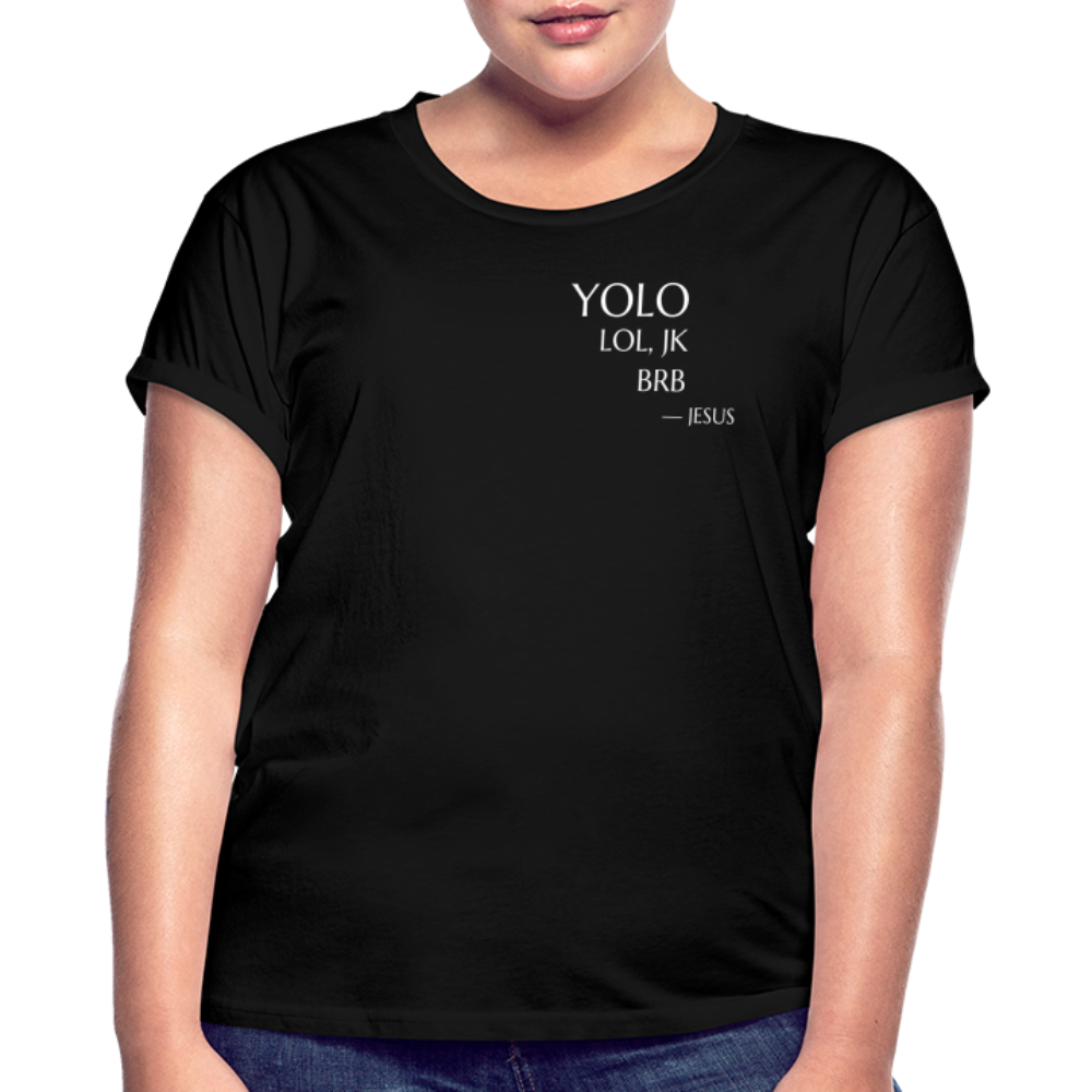 YOLO Women’s Oversize T-Shirt - black