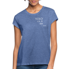 YOLO Women’s Oversize T-Shirt - heather denim