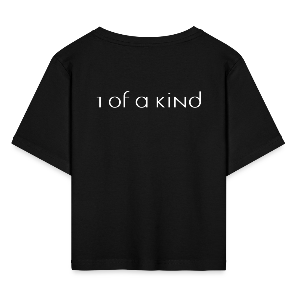 1 of a kind Cropped T-Shirt - black