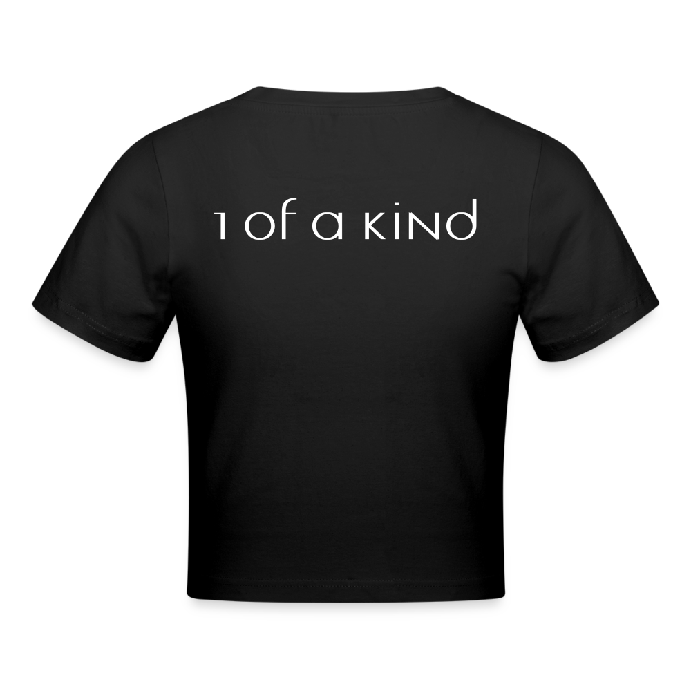 1 of a kind Cropped T-Shirt - black