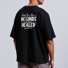 We are healed unisex oversize organic T-shirt - black