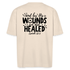 We are Healed unisex oversize organic T-shirt - natural raw