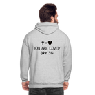 You are loved Unisex Hoodie - light heather grey