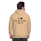 You are loved Unisex Hoodie - peach