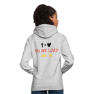 You are loved Unisex Hoodie (Germany Flag) - light heather grey