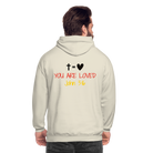 You are loved Unisex Hoodie (Germany Flag) - vanilla