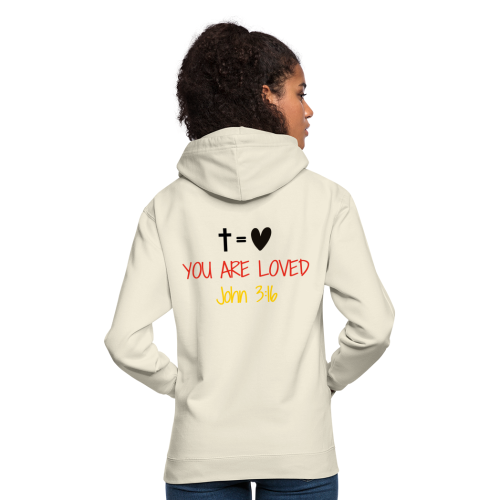 You are loved Unisex Hoodie (Germany Flag) - vanilla