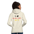 You are loved Unisex Hoodie (Germany Flag) - vanilla